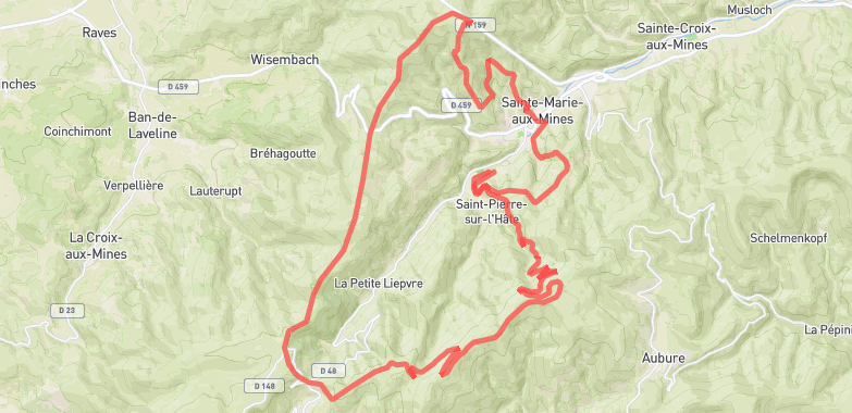 Trace GPS Les Trails Du Val D'Argent - Le Trail Du Val D'Argent ...