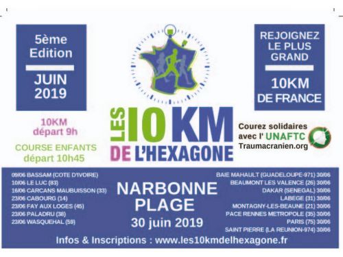 10 Km De Lhexagone Narbonne Plage Le 30 Juin 2019