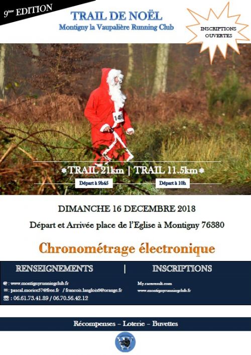 Trail de Noël de Montigny