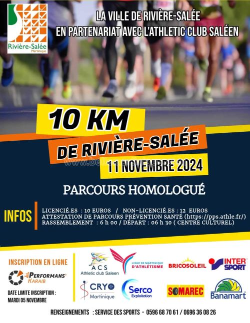 10 km de Rivière Salée