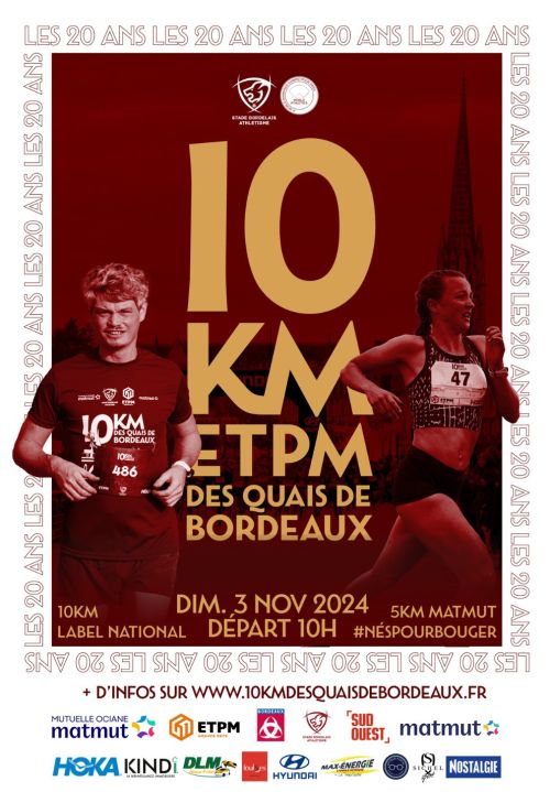 10 km des Quais de Bordeaux